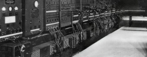 ENIAC (Electronic Numerical Integrator and Computer).