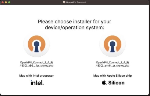 choose installer