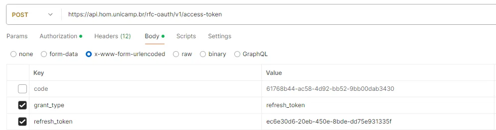Access token
