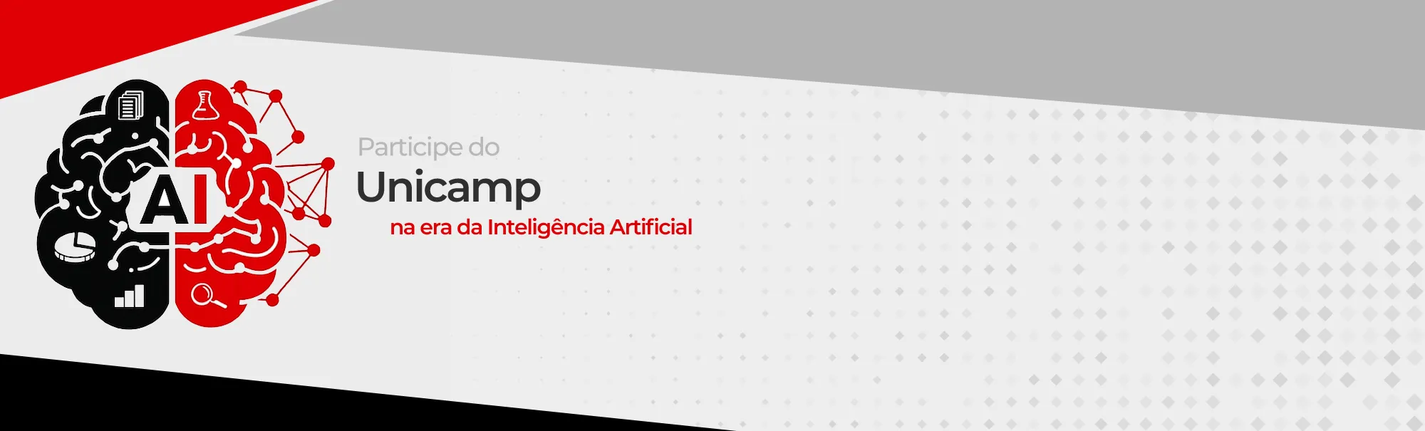 Banner do evento "Unicamp na Era da Inteligência Artificial"