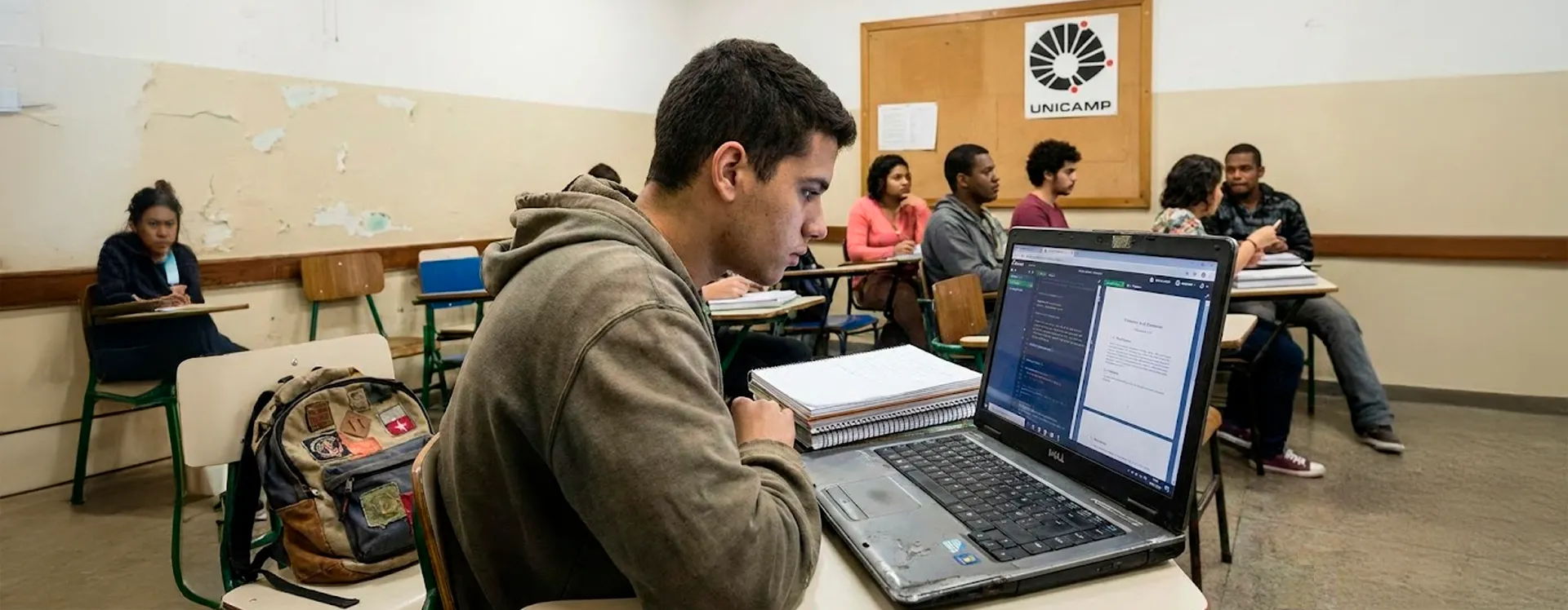 Imagem gerada por IA da Overleaf